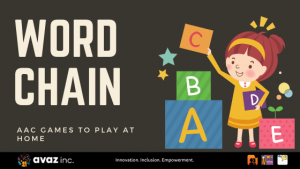 Word chain AAC game