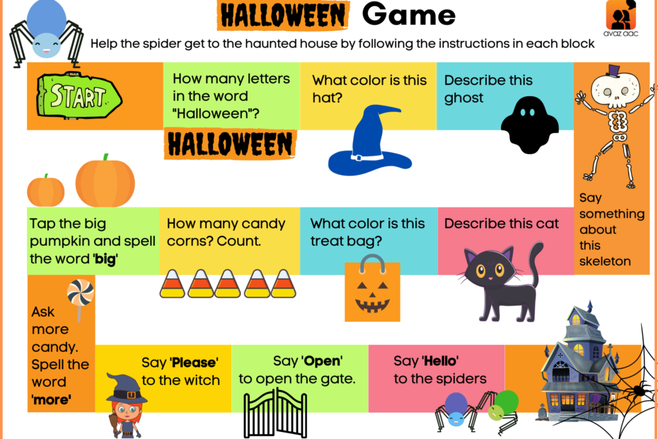 Halloween AAC Board Game