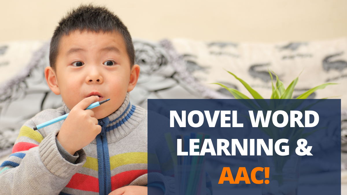 Child learning novel words