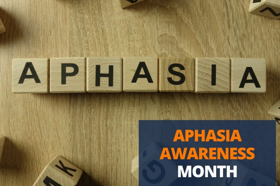 aphasia spelled with scrabble tiles