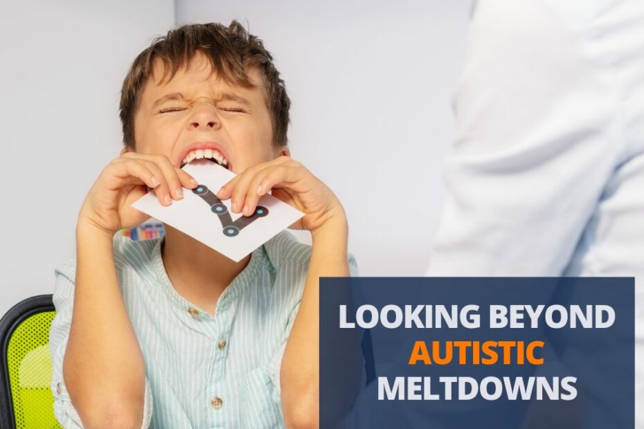 autistic meltdowns healing & recovery